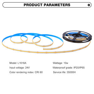 Bande lumineuse LED COB <span class=keywords><strong>flexible</strong></span> à haute luminosité, longueur personnalisée, carte nue, DC 24V 10W, avec NFC - Product Image 2