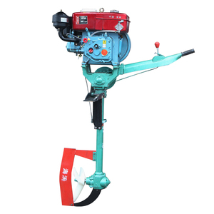Vertical Outboard Sterndrive Thruster Propeller Water-<strong>cooled</strong> 4-stroke Diesel <strong>Engine</strong> Marine Boat Use 9-12HP 70CC Easy - Product Image 3