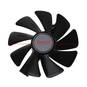 CF1015H12S 12V Cooler พัดลมสำหรับ Sapphire NITRO <span class=keywords><strong>RX</strong></span> 580 570 480 <span class=keywords><strong>470</strong></span> <span class=keywords><strong>4G</strong></span> <span class=keywords><strong>RX</strong></span> Vega64 8GB พัดลมระบายความร้อน C26 - Product Image 3