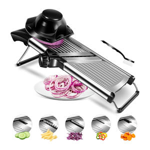 Cortador de Verduras Multifuncional al por Mayor, Rebanador de Mandolina Ajustable de Acero Inoxidable para Cocina - Product Image 1