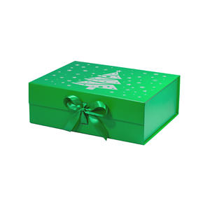 Boîte en carton haut de gamme avec fenêtre en forme d'arbre pour motif étoilé, produit mystère, décoration de Noël, <span class=keywords><strong>emballage</strong></span> cadeau pour festival - Product Image 5