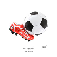 Globos de Aluminio con Forma de Trofeo de Campeonato, Zapatos de Fútbol, Globos con Temática Deportiva para Fiestas