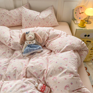 Piumoni in cotone 100% bianco e lussuosi Set di lenzuola usate per <span class=keywords><strong>neonati</strong></span> con stampa Buddha egizia - Product Image 4