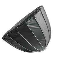 Boîte à lumière parabolique profonde 70/90 à chargement rapide / Réflecteur octogonal/carré avec grille, fabriqué en Chine, accessoires de studio photo