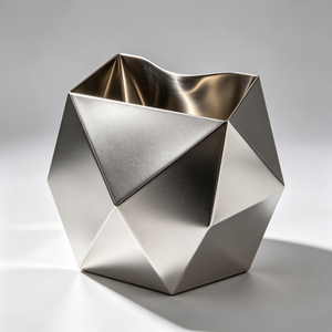 Modern Luxury Home Decor Factory Custom CNC Machined Metal <b>Storage</b> Box Stainless Steel Abstract Sculpture Desktop Crafts - Product Image 1