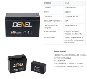 Puissance de démarrage OEM YTX30 BS <span class=keywords><strong>YTZ</strong></span> 10S Batteries sèches DENEL 6DM7 Batterie de machines générales - Product Image 6