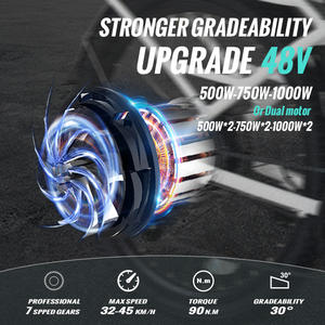 Gran Oferta: Bicicleta Eléctrica de Carga China, 7 Velocidades, Batería de Litio 48V, E-bike de Carretera/Ciudad de 26 Pulgadas, Bicicleta Eléctrica para Mujer - Product Image 2