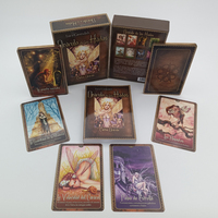 Carte Oracle personnalisée avec guide d'affirmation brillante Cartas De Tarot