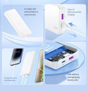 Banque d'alimentation <span class=keywords><strong>Romoss</strong></span> 10000mAh 22.5W, charge rapide, grande capacité, bloc d'alimentation portable avec PD 20W et charge rapide bidirectionnelle. - Product Image 4