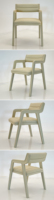 Ensemble de table à manger luxe moderne avec des chaises meubles nordiques chaise de salle à manger rembourrée en cuir