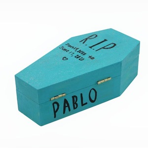 Wooden Pet Urn Coffin <b>Box</b> Natural Wood Retro Style 15x7x4.5 Cm For Pet <b>Memorials</b> Storage - Product Image 5