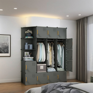 Furnitur logam Modern plastik lipat anak-anak, lemari kabinet rumah sakit eksterior Rumah Sakit tangga pakaian plastik - Product Image 3