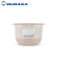 Tazón de Helado de Plástico de 1.5L con Diseño Resistente al Calor BRC Personalizado IML, Tapa con Dos Compartimentos