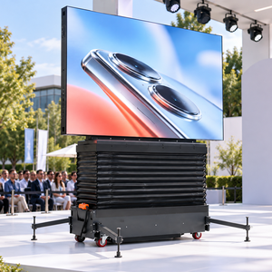 Pantalla LED P3 de alta definición para exteriores sobre ruedas, pantalla LED móvil reutilizable para lanzamiento de productos, alquiler para eventos, promoción de marcas y espectáculos. - Product Image 4
