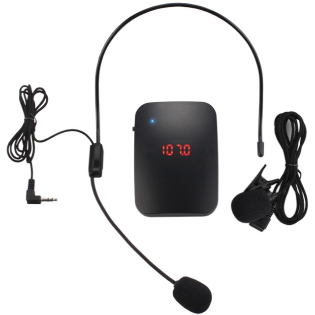Xiexunda Fm Mic Wireless Microphone Teaching Amplifier Headset Guide FM Microphone Audio Wireless Transmitter