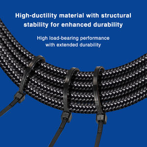 Attaches de câble en nylon 66 conventionnel KSS de qualité supérieure, 2,4*63,7 mm, indice de résistance au feu industriel 94V-2, certifiées - Product Image 4