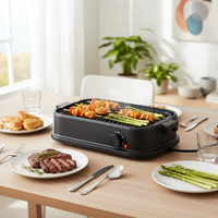 Support de barbecue électrique, barbecue d'intérieur sans fumée, table de barbecue sans fumée, barbecue coréen de table
