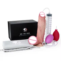 Nouveau vaporisateur d'eau gonflable simulé Plug Anal masseur Expansion jouets sexuels pour adultes pour hommes et femmes vibrateur gode