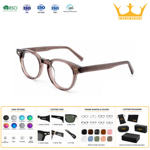 Vente <span class=keywords><strong>en</strong></span> gros de <span class=keywords><strong>lunettes</strong></span> rondes vintage, <span class=keywords><strong>lunettes</strong></span> optiques ovales rétro classiques pour hommes et femmes, monture optique <span class=keywords><strong>en</strong></span> acétate texturé avec verres correcteurs - Product Image 1