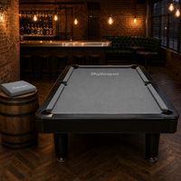 Tissu de couverture gris ardoise pour table de billard, feutre de billard, matériau d'adaptation pour salle de jeux, salon à domicile et tournois