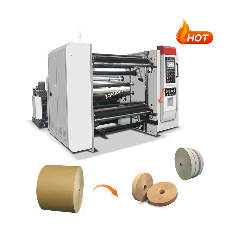 Machine automatique de découpe de papier kraft pour couper les rouleaux en feuilles Machine de découpe et de rembobinage de rouleaux de papier jumbo