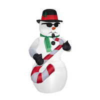 Décoration de jardin gonflable professionnelle pour l'extérieur, décoration de Noël gonflable, bonhomme de neige gonflable pour toute la famille