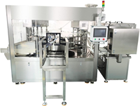 Machine de remplissage et de bouchage entièrement automatique à six becs, haute efficacité, pour liquides, pâtes, jus, lait, huile en sachet