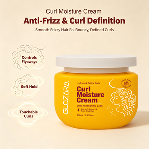 Crema Definidora de Rizos para el Cuidado del Cabello, al por Mayor, con Aceite de Ricino y Manteca de Karité, Etiqueta Privada, 250ml - Product Image 6