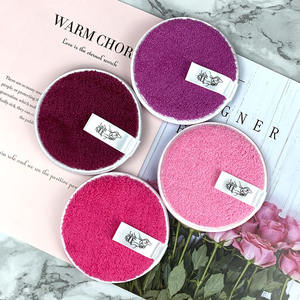 Tampons imprimés en éponge de nettoyage pour massage du visage, <span class=keywords><strong>maquillage</strong></span> <span class=keywords><strong>magique</strong></span>, matériau en polaire compressée, élimine le <span class=keywords><strong>maquillage</strong></span> - Product Image 1