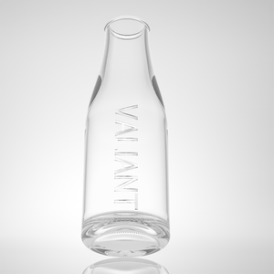 Bouteille en verre super flint de luxe de 500 ml, impression de logo personnalisée ou couleur claire pour café, jus, whisky, gin, vodka - Product Image 2