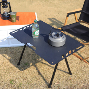 Tùy Chỉnh Mới igt Có Thể Điều Chỉnh Có Thể Gập Lại Kim Loại Nhật Bản Ngoài Trời Nhỏ Xách Tay Ngoài Trời Mini Nhôm Dã Ngoại Gấp Cắm Trại Bảng - Product Image 5