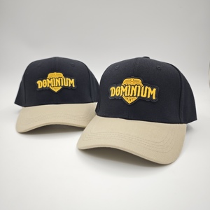 Casquette de baseball sportive personnalisée avec logo en caoutchouc 3D en relief, broderie à la main, tissu Oxford Dobby, haute qualité, couleur unie, 6 panneaux - Product Image 3