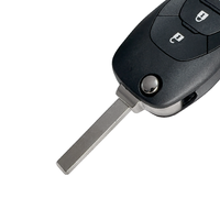 Tombol 3/4 MHZ untuk Chevrolet Cruze Avo Holden Trax LS lencana Trailblazer kunci mobil Remote Flip 433