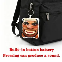 Porte-clés en peluche sonore de 10 cm, figurine amusante du héros Maugaloa Malosi Mauga, pendentif de sac, décoration de jeu d'anime