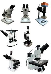 4XC Steel Alloy Trinocular Invert Metallographic Microscope With Scanning Electronic Eyepiece