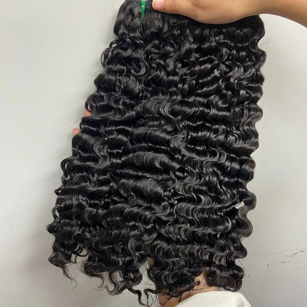 Barato Virgem Não Transformados Atacado Extensões De Cabelo Encaracolado Burmese, Raw Mink Virgem Duplo Desenhado Burmese Onda De Cabelo Humano Pacotes