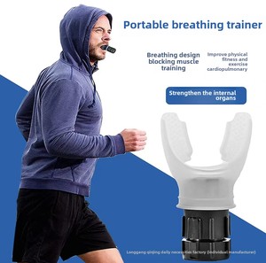เครื่องฝึกหายใจแบบพกพา ทำจากซิลิโคนและ ABS สำหรับฝึกการหายใจและเพิ่มความจุของปอด ช่วยปรับปรุงการทำงานของปอดในผู้ป่วย COPD - Product Image 5