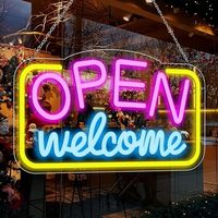 Insegna al Neon LED Impermeabile IP65 Certificata CE per Esterni, Decorazione per Negozi, Dimmerabile, Luce Bianca Calda, Segnaletica in Acrilico