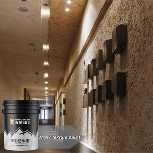 Pintura Ecológica de Paja Wufushan para Interiores y Exteriores, Pintura Texturizada de Estilo Rústico para Casas de Campo, Venta Directa de Fábrica - Product Image 3