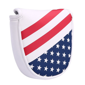 USA Mallet Putter Cover Headcover Magnetic <b>Golf</b> Head Covers Headcovers <b>Golf</b> Club Protective Equipment Cover - Product Image 3
