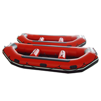 Raft gonflable en PVC d'usine - 6 personnes avec plancher auto-vidant pour le rafting en rivière