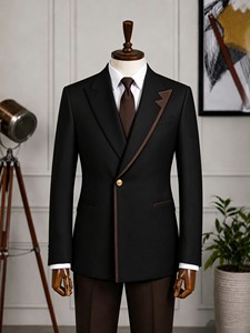 Elegante Abito Beige <span class=keywords><strong>da</strong></span> <span class=keywords><strong>Uomo</strong></span>, <span class=keywords><strong>Smoking</strong></span> Formale Monopetto per Sposo, Testimone, Cerimonie e Feste, Design Elegante - Product Image 2
