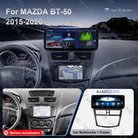 Système de navigation automobile tout-en-un avec écran central de 12,3 pouces, compatible avec MAZDA BT-50 2015-2020