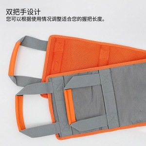 Cinturón multifuncional de asistencia para levantarse, 109 cm, con ribete naranja, de algodón, práctico para ayudar a la movilidad en la cama - Product Image 3