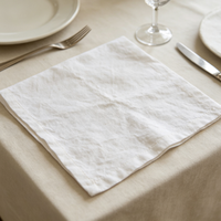 Serviettes en tissu personnalisées réutilisables pour dîners et événements