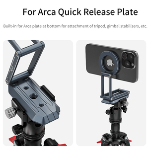 Soporte Magnético con Ventosa, Ajustable 360°, Material de Aluminio, Plegable, para Teléfono, Transmisión en Vivo, Fotografía - Product Image 4