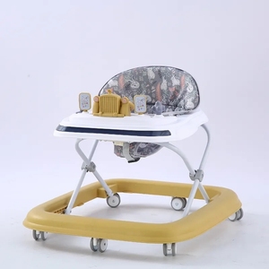 Venta caliente <span class=keywords><strong>nuevo</strong></span> diseño 4 en 1 actividad Push Walker para niños pequeños Silla de comedor de bebé caballo mecedora juguete para niños de 0 a 3 años - Product Image 2