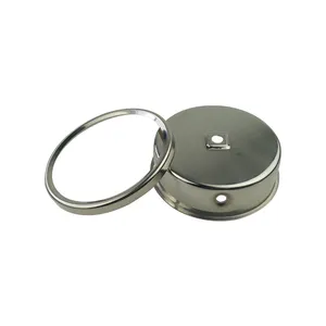 Seismic Oil Filled Pressure Gauge Accessories 4 Inch Y100 Two-Body Roll Type BACK Entry Case And Ring