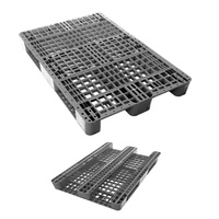 Palette en plastique à grille pour empilage de marchandises, supportée par un rack, longue durée de vie, 1200*800mm