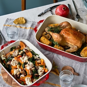 Ustensiles <span class=keywords><strong>de</strong></span> cuisine en fonte émaillée ustensiles <span class=keywords><strong>de</strong></span> cuisson cuisson <span class=keywords><strong>poisson</strong></span> grillé plat au four casserole peu profonde avec double poignée - Product Image 5